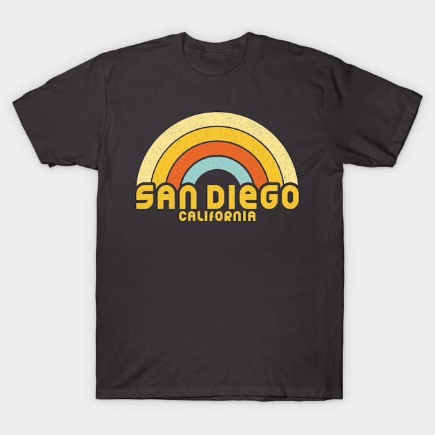 Retro San Diego California T-Shirt by dk08